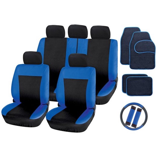 Buy Streetwize Blue & Black Interior Car Set | Car seat covers | Argos