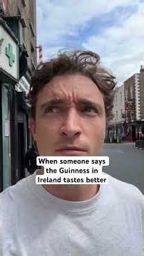 When someone says the Guinness in Ireland tastes better #travel #ireland #guinness
