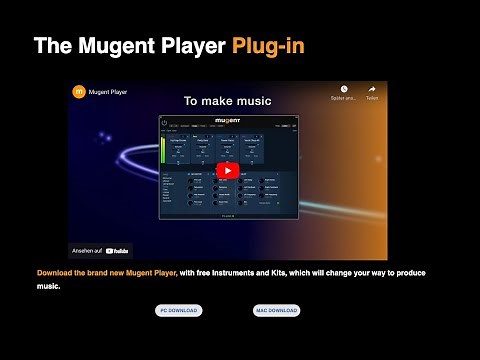 Mugent Player - Installation and Use