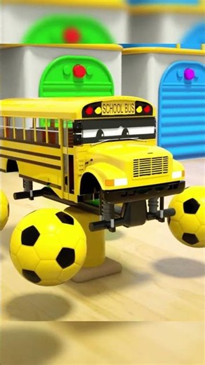 Wheels On the Bus song - soccer ball wheelBaby Nursery Rhymes & Kids Songs