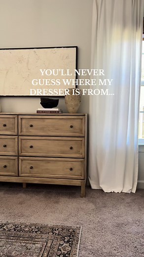 Did you know that my dresser is the ikea tarva dresser i redid? HOW I REVAMPED THE IKEA TARVA DRESSER 📌 Save this for later! *I have all the supplies I used linked on my LTK* •Purchased 1” trim from Home Depot •Mitered the sides to 45° angles x4 to create the rectangular shape of the drawer front •Wood glued the trim on/Wood filled where there were gaps •Primed with Zinnser Bulls Eye 123 Primer (this step is really important because the Tarva has very intense wood knots that will only be covere