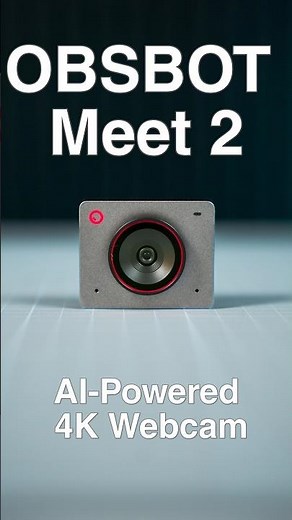 OBSBOT Meet 2 Is The SMARTEST 4K Webcam That Follows You?