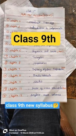 New syllabus class 9th , Maths #viral #9th #9thclass #9thmaths #9th_exam_2024