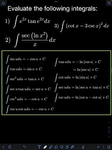 Integrals of Trigonometric Functions Part 2 #enginerdmath #integrals #foryou | Enginerdmath