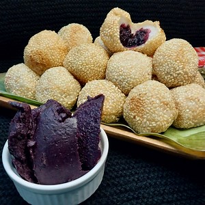 832K views · 4.4K reactions | Homemade Chinese Buchi with Ube Fillings Recipe | Fannie's Cookery | Facebook