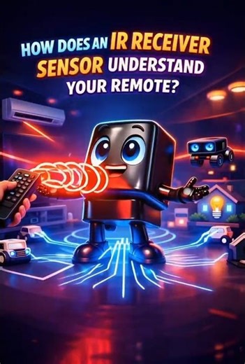 The Tiny Sensor That Understands Your Remote #shorts #techfacts #irsensor #howitworks #electronics