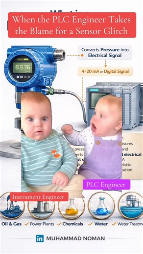 PLC vs Instrument Engineer ultimate fight #plc #meme #electrician #industrialautomation