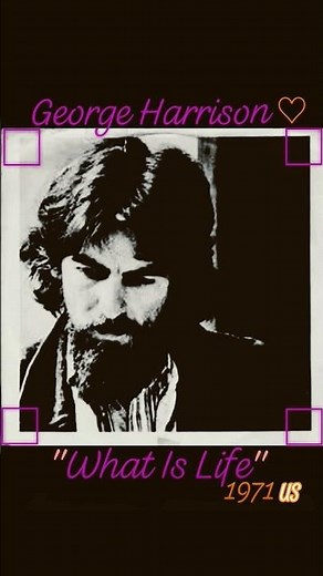 "What Is Life"~ George Harrison~1971 (US) #music #70smusic #georgeH