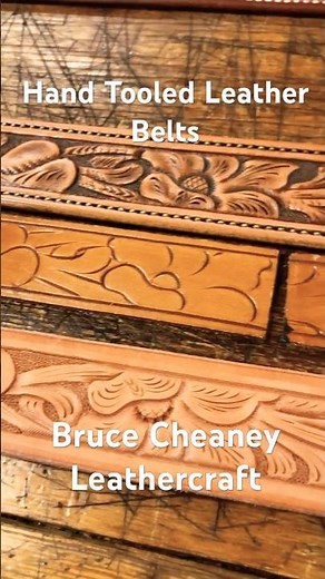 Hand Tooled Leather Belts #leather #craft #belts