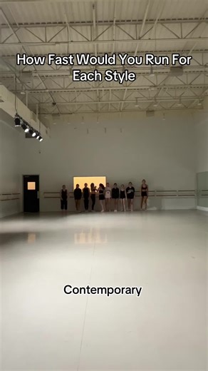 How Fast Would You Run for Each Dance Style?