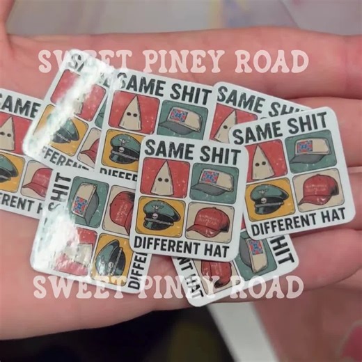 Same Shit Different Hat Sticker Pack, Anti Trump Political Stickers, 10/60/100 Pc. Glossy!, Funny Protest Humor Statement, Same Shit Decal - Etsy