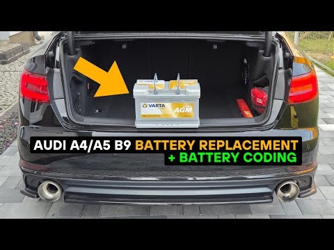 Battery Replacement + Battery Coding AUDI A4/A5 B9