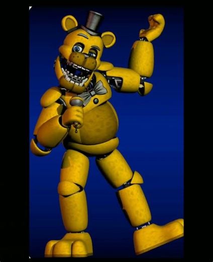 I draw spring freddy as a teddy bear (picture vs stuff animal) #edit #fnaf @EdouardLeclerc-b9h