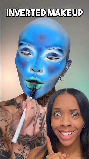Mind-Blowing Inverted Makeup Tutorial: A Whole New Perspective 🎨 😱