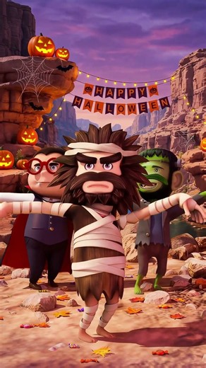 Oko, Lele & Jamie’s Spooky Zombie Dance Goes Viral 🧟‍♂️🔥 #OkoLele #Oko #Lele #Jamie #Halloween