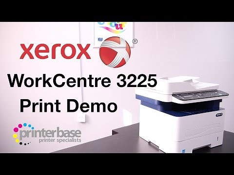 Xerox WorkCentre 3225 Mono Laser MFP Demo | printerbase.co.uk