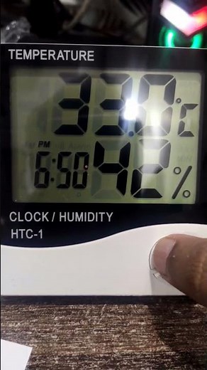 HTC-1 Temperature and Humidity Meter | Unboxing & Settings