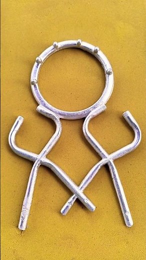 Beautiful Metal Casting Art Made from Sand Patterns