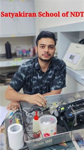 NDT Course Training | Ultrasonic Testing Practical , #shorts #YouTubeShorts #Viral #NDT #NDTCourse