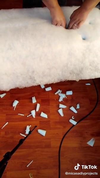 DIY Bench Upholstery from Scrap Pieces