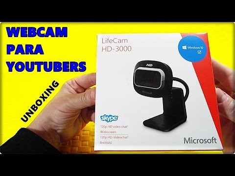 Novo Equipamento Para o Canal - Microsoft LifeCam HD-3000 Webcam