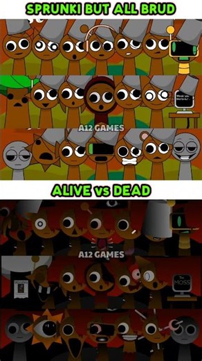 SPRUNKI BUT ALL BRUD: ALIVE vs DEAD #sprunki #gameplay #roblox #games