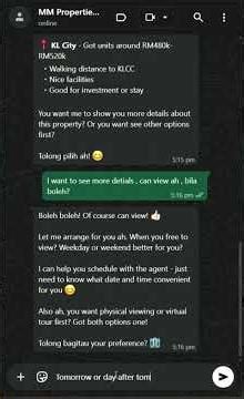 WhatsApp AI Books Property Viewing in 2 Minutes | Bijou AI Malaysia