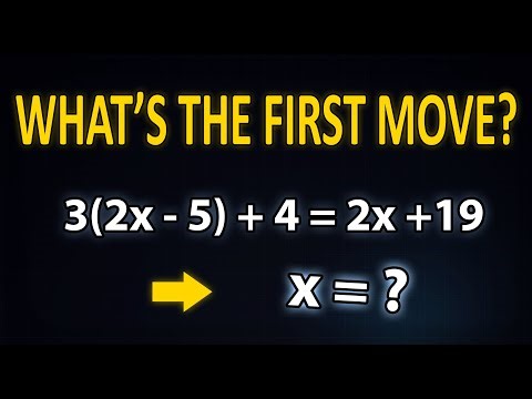 Solving Multi-Step Linear Equations – Step-by-Step Explanation