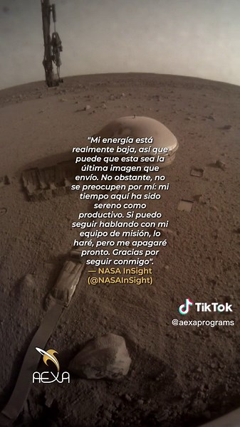 InSight: Últimas Palabras del Robot en Marte