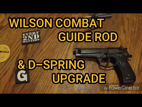 BERETTA 92 Upgrade Wilson Combat Guide Rod and D Spring