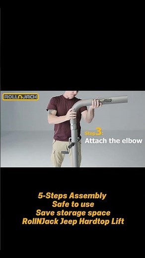 WHY STRUGGLE TO ASSEMBLE A JEEP HARDTOP LIFT WHEN YOU CAN DO IT IN MINUTES!