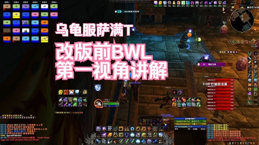 乌龟服 萨满T 改版前 BWL 全程讲解