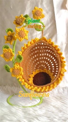  Crochet the Most Charming Plant Swings Ever! ✨  The Plant Swings...