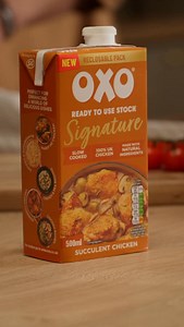 Something NEW has arrived in your kitchen 👀✨ Introducing OXO Signature Ready to Use Stock – slow-cooked, crafted with 100% UK chicken and crafted with natural ingredients for exceptional flavour 💛 Pour straight in for richer soups, stews, risottos and more 🍲✨ Also available in Rich Beef and Vegetable for every cooking occasion 🥩🥕 | Oxo UK