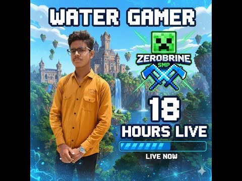 PART:-02 ||DOING 18 HOURS LIVE & PLAYING MINECRAFT ALSO LAUNCHING NEW SESSION OF ZEROBRINE SMP S4