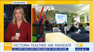 14K views · 453 reactions | More than 2,500 Victorian teachers and school staff could be stood down as early as tomorrow if they do not receive their third COVID jab. #9Today | TODAY | Facebook