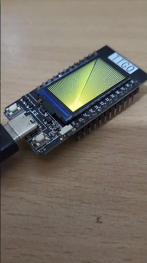 ESP32 TTGO Display on Action #esp32tutorial #microcontrollertutorial