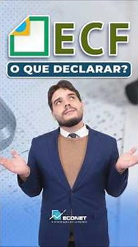 WHAT INFORMATION MUST BE DECLARED IN THE ECF?