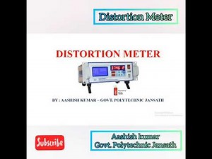 Distortion Meter/ Harmonics Distortion Analyzers