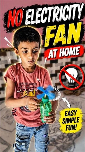 I Made Fan At home Whithout Electricity #youtubeshorts #shortsvideo #shorts
