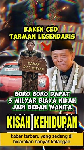 KAKEK TARMAN PRANK MAHAR 3 MILYAR MALAH MEMPELAI WANITA BAYAR BIAYA PERNIKAHAN #nikah