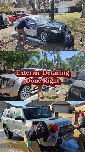 Keeping your vehicle clean is more than a look. It helps protect your vehicle's value and ensures a comfortable ride. Our exterior detailing services clean every surface with care. Whether you drop off your vehicle or we come to your home or office, we bring everything needed to maintain your vehicle's luster and shine! This kind of upkeep prevents wear and tear, reducing future repair costs and making every trip more enjoyable. With flexible service options tailored to your needs and budget, we