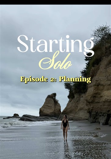 Starting Solo: Episode 2 - Planning your first Solo Trip🌅 If you want to start solo travelling then this is the Series for you. I’m here to answer all of your questions to help you get out there, and today I’ll tell you what to plan for your first time! 🗺️ Yes solo travel can be overwhelming and there’s lots to think about so heres the basics to consider for your first time: - Choose a close destination. You want somewhere accessible just for a weekend/short break to get a feel for the lifesty