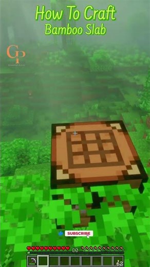 How To Craft Bamboo Slab #shorts
