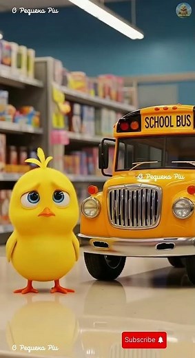 This Little Chick is the Cutest School Bus Driver! 🚌🐥