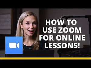 How to Get Set Up with Zoom for Online Music Lessons - EASY & FAST!!
