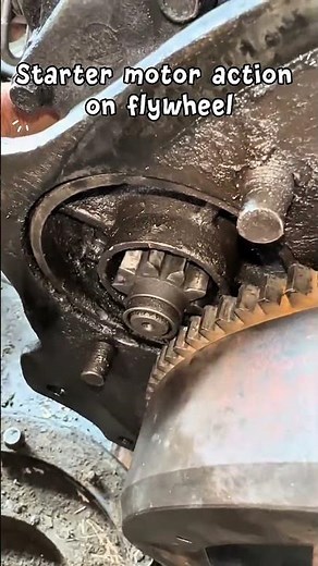 Starter Motor vs. Flywheel 💥 Up Close!