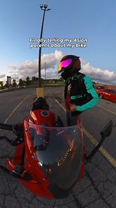 I think that went well, don't you? 😅 If you know anything about the Asian parent disappointment tone, then you know it's traumatic hahahaha I also have footage of our convo inside the restaurant 😂 @insta360 code: INRCBX1 @cardosystems code: mmadzoomies @motoloot code: mmadzoomies @agvhelmets K1 S Warmup Helmet @alpinestars SMX-1 Air V2 Gloves @rstmoto Ladies HiTop Moto CE Waterproof Sneaker @daineseofficial Rebel Air Lady Tex Jacket #motorcycle #moto #ridesafe #bikegram #motolife #motogram #su