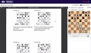 I made eBook Reader that uses AI to make chess books interactive (Part II). Open a PDF book, send it to analysis just the first time, once finished, double-click on any chess diagram in the book and explore it on the analysis board. More in comments