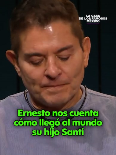 Ernesto Laguardia recuerda cómo llegó al mundo su hijo Santi